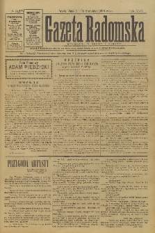 Gazeta Radomska, 1900, R. 17, nr 65