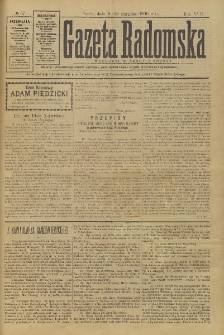 Gazeta Radomska, 1900, R. 17, nr 67