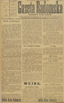 Gazeta Radomska, 1915, R. 30, nr 8