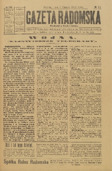 Gazeta Radomska, 1915, R. 30, nr 11