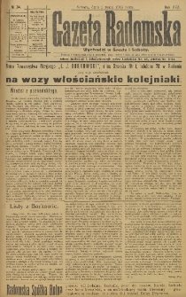Gazeta Radomska, 1915, R. 30, nr 34