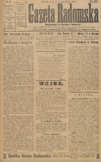 Gazeta Radomska, 1915, R. 30, nr 15