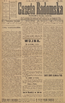Gazeta Radomska, 1915, R. 30, nr 17