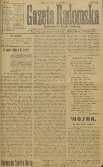 Gazeta Radomska, 1915, R. 30, nr 52