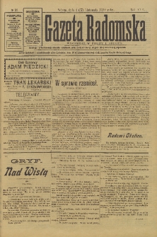 Gazeta Radomska, 1900, R. 17, nr 92