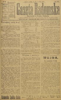 Gazeta Radomska, 1915, R. 30, nr 56