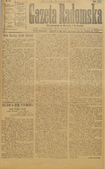 Gazeta Radomska, 1915, R. 30, nr 67