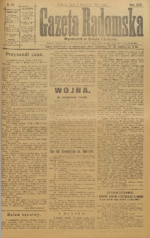 Gazeta Radomska, 1915, R. 30, nr 70