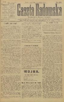 Gazeta Radomska, 1915, R. 30, nr 97