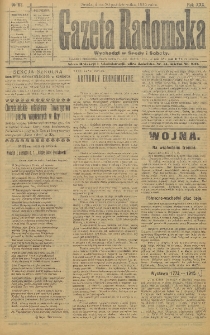 Gazeta Radomska, 1915, R. 30, nr 83