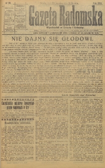 Gazeta Radomska, 1915, R. 30, nr 84
