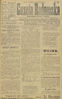 Gazeta Radomska, 1915, R. 30, nr 89