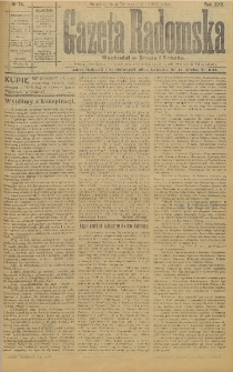 Gazeta Radomska, 1915, R. 30, nr 74