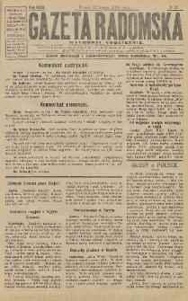 Gazeta Radomska, 1916, R. 31, nr 37