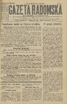 Gazeta Radomska, 1916, R. 31, nr 85