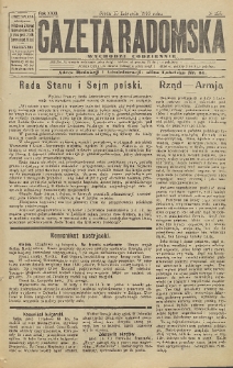 Gazeta Radomska, 1916, R. 31, nr 255