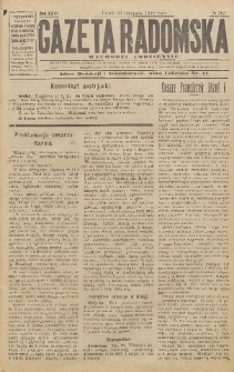Gazeta Radomska, 1916, R. 31, nr 263