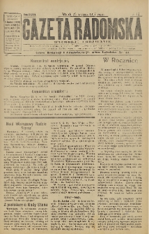 Gazeta Radomska, 1917, R. 32, nr 17