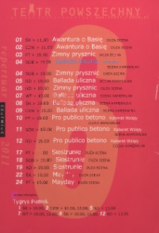 Teatr w Radomiu : repertuar czerwiec 2011