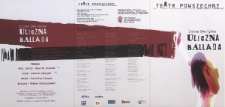 Teresa Ewa Opoka „Uliczna ballada” / Teatr Powszechny im. Jana Kochanowskiego w Radomiu