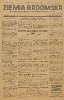 Ziemia Radomska, 1930, R. 3, nr 100
