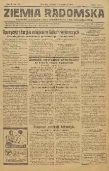 Ziemia Radomska, 1930, R. 3, nr 105