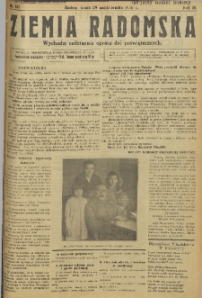 Ziemia Radomska, 1930, R. 3, nr 152