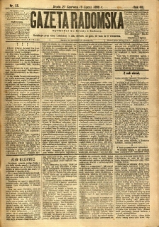 Gazeta Radomska, 1890, R. 7, nr 55
