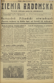 Ziemia Radomska, 1930, R. 3, nr 166