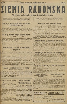 Ziemia Radomska, 1930, R. 3, nr 132