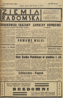 Ziemia Radomska, 1933, R. 6, nr 7
