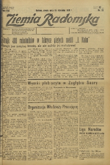 Ziemia Radomska, 1935, R. 8, nr 13