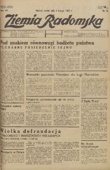 Ziemia Radomska, 1935, R. 8, nr 30
