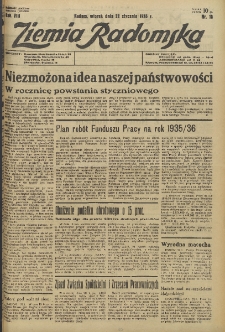 Ziemia Radomska, 1935, R. 8, nr 18