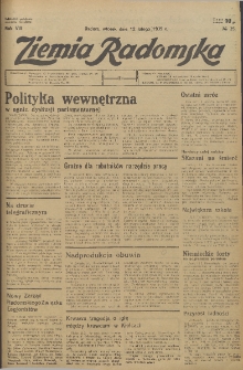 Ziemia Radomska, 1935, R. 8, nr 35
