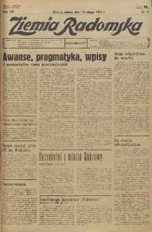 Ziemia Radomska, 1935, R. 8, nr 39