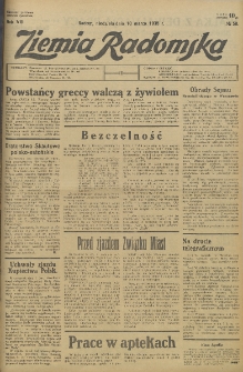 Ziemia Radomska, 1935, R. 8, nr 58