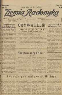 Ziemia Radomska, 1935, R. 8, nr 62