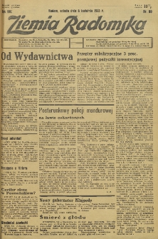 Ziemia Radomska, 1935, R. 8, nr 80