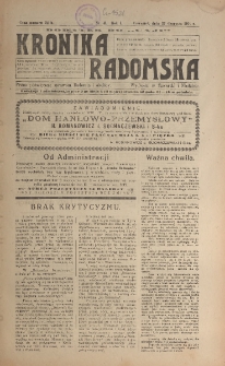 Kronika Radomska, 1918, R. 1, nr 41