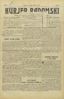 Kurjer Radomski, 1906, R. 1, nr 18