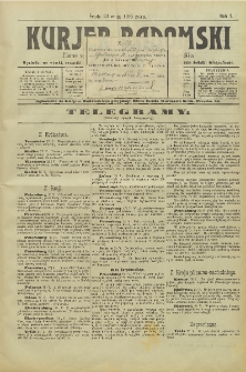 Kurjer Radomski, 1906, R. 1, dod. z dn. 23-05-1906