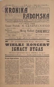 Kronika Radomska, 1918, R. 1, nr 62