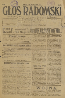 Głos Radomski, 1918, R. 3, nr 21