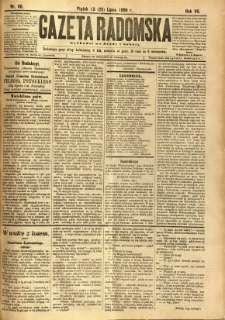Gazeta Radomska, 1890, R. 7, nr 60