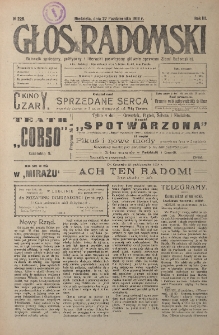 Głos Radomski, 1918, R. 3, nr 226