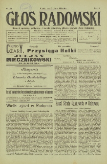Głos Radomski, 1918, R. 3, nr 133