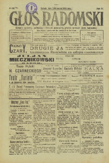 Głos Radomski, 1918, R. 3, nr 186