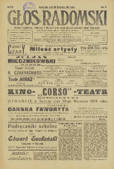 Głos Radomski, 1918, R. 3, nr 200