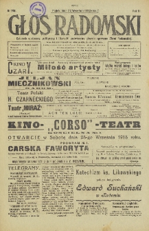 Głos Radomski, 1918, R. 3, nr 201